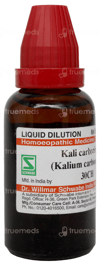 Dr Willmar Kali Carbonicum 30 Ch Dilution 30 ML