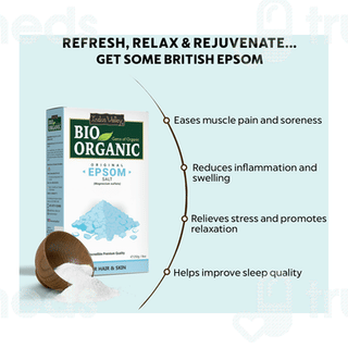 Indus Valley Bio Organic Original Epsom Salt 250 GM