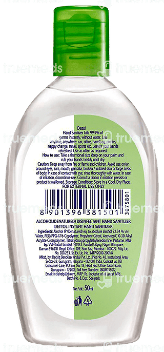 Dettol Instant Hand Sanitizer 50ml