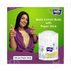 Bella Cotton Paper Stick Octagonal Bud 150 Bella Cotton Paper Stick Octagonal Bud 150