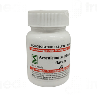 Dr Willmar Schwabe Arsenicum Sulph Flavum 3x Tablet 20gm