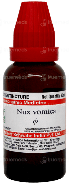 Dr Willmar Schwabe Nux Vomica Q Mother Tincture 30Ml Dr Willmar Schwabe Nux Vomica Q Mother Tincture 30Ml