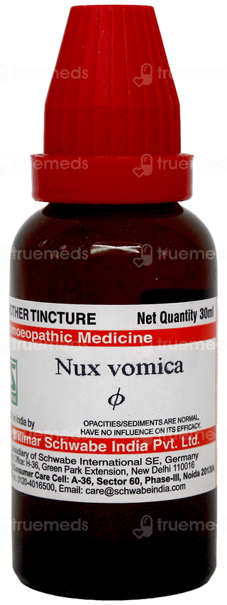 Dr Willmar Schwabe Nux Vomica Q Mother Tincture 30Ml