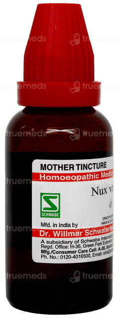 Dr Willmar Schwabe Nux Vomica Q Mother Tincture 30Ml
