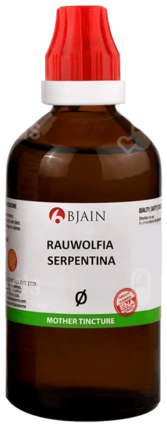 Bjain Rauwolfia Serpentina Q Mother Tincture 30Ml Bjain Rauwolfia Serpentina Q Mother Tincture 30Ml