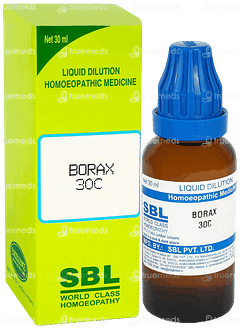 Sbl Borax 30 C Dilution 30 ML