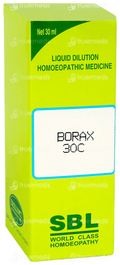 Sbl Borax 30c Dilution 30ml