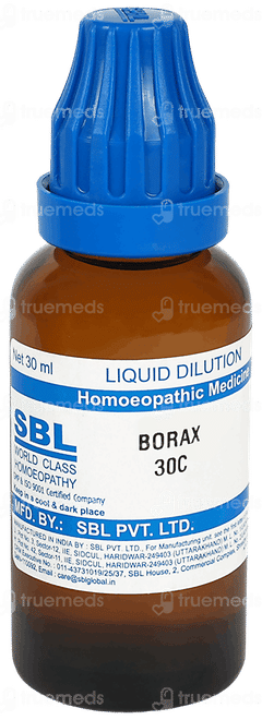 Sbl Borax 30c Dilution 30ml