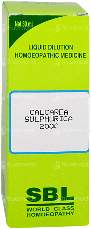 Sbl Calcarea Sulphurica 200c Dilution 30ml