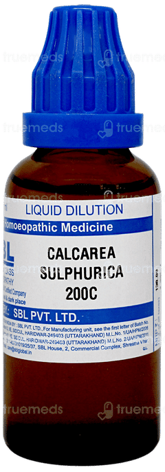 Sbl Calcarea Sulphurica 200c Dilution 30ml