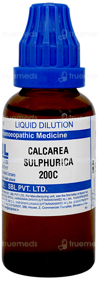 Sbl Calcarea Sulphurica 200c Dilution 30ml