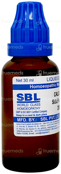 Sbl Calcarea Sulphurica 200c Dilution 30ml