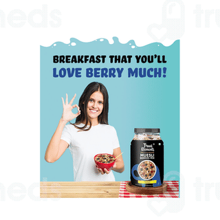True Elements Berries Mix Muesli 1000gm