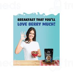 True Elements Berries Mix Muesli 1000gm