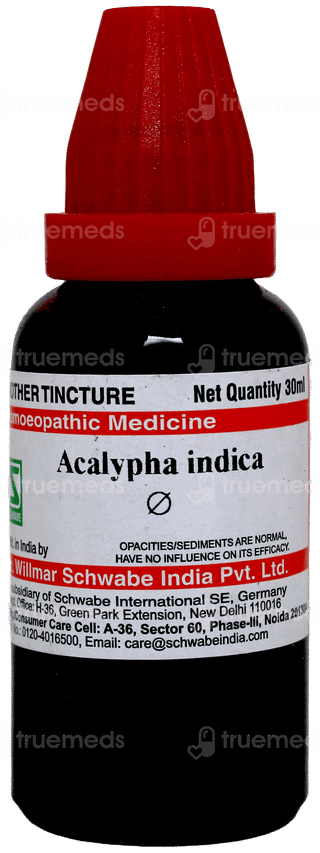 Dr Willmar Acalypha Indica Q Mother Tincture 30 ML