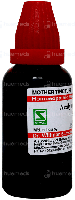Dr Willmar Acalypha Indica Q Mother Tincture 30 ML