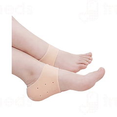 Dee Sons Silicone Gel Heel Pad Sock Beige Pack Of 2