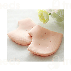 Dee Sons Silicone Gel Heel Pad Sock Beige Pack Of 2
