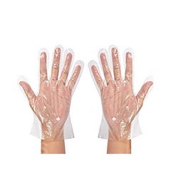 Fine Morning Pharma Transparent Disposable Plastic Free Size Hand Gloves 50