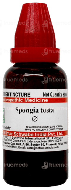 Dr Willmar Schwabe Spongia Tosta Q Mother Tincture 30ml