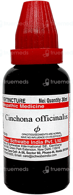 Dr Willmar Cinchona Officinalis Q Mother Tincture 30 ML