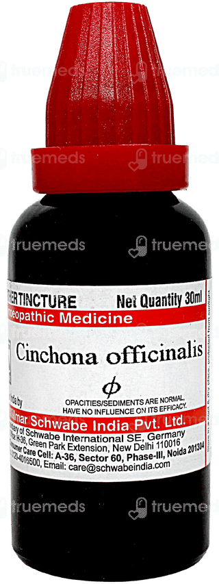 Dr Willmar Cinchona Officinalis Q Mother Tincture 30 ML