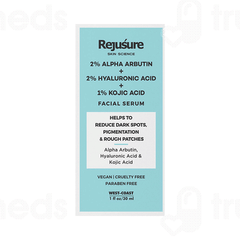 Rejusure 2% Alpha Arbutin + 2% Hyaluronic Acid + 1% Kojic Acid Facial Serum 30ml