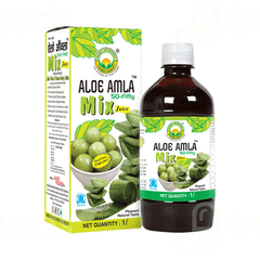 Basic Ayurveda Aloe Amla 50 Fifty Mix Juice 1000 ML
