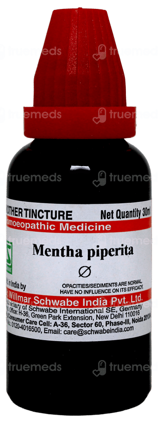 Dr Willmar Schwabe Mentha Piperita Q Mother Tincture 30ml
