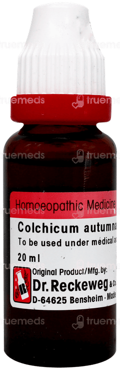 Dr Reckeweg Colchicum Aut Q Mother Tincture 20 Ml Dr Reckeweg Colchicum Aut Q Mother Tincture 20 Ml
