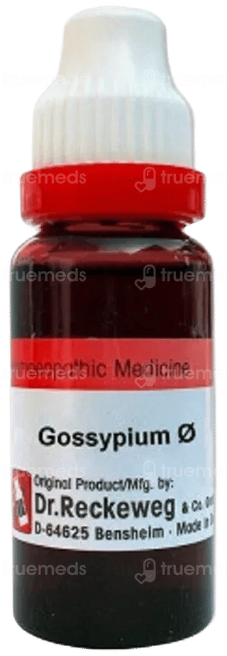 Dr Reckeweg Gossypium Q Mother Tincture 20 Ml