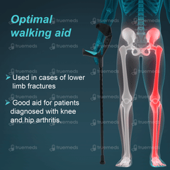 Tynor L 13 Adjustable Universal Elbow Crutch 1
