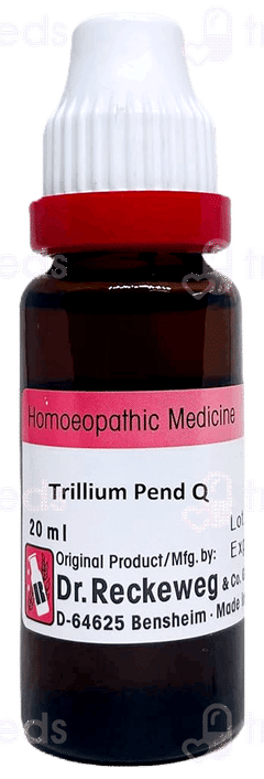Dr Reckeweg Trillium Pend Q Mother Tincture 20 Ml Dr Reckeweg Trillium Pend Q Mother Tincture 20 Ml