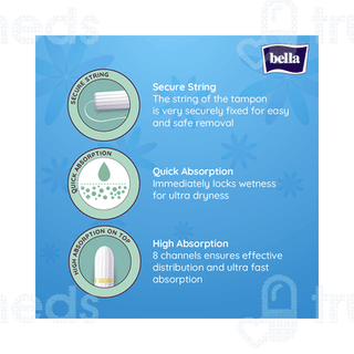 Bella Super Plus Tampo Easy Twist Tampons 16