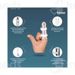 Tynor F 02 Small Finger Cot Splint 1