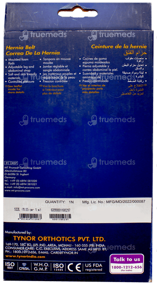 Tynor A 16 Hernia Belt Medium 1