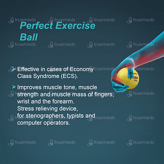 Tynor Pu Ortho Exercising Ball Yellow 1