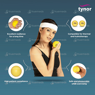 Tynor Pu Ortho Exercising Ball Yellow 1