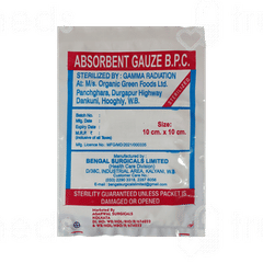 Agarwals Absorbent B P C 10 Cm X 10 Cm Gauze 50