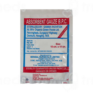 Agarwals Absorbent B P C 10 Cm X 10 Cm Gauze 50