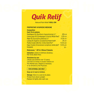 Quik Relif Roll On 10 Ml