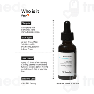 Minimalist Niacinamide 5%  Face Serum 30ml