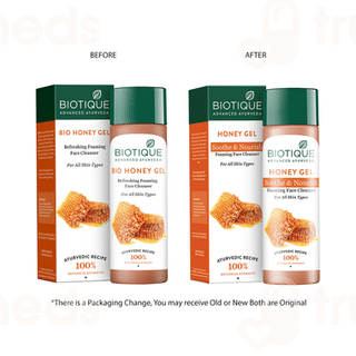 Biotique Honey Gel Soothe And Nourish Foaming Face Cleanser 120 Ml