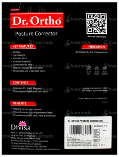 Dr Ortho Posture Corrector Small Black 1