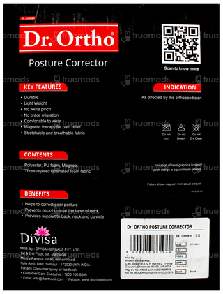 Dr Ortho Posture Corrector Small Black 1