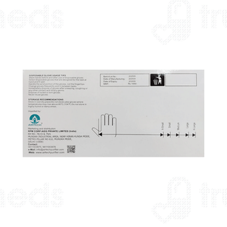 Rpm Airtech Small Latex Disposable Gloves 100
