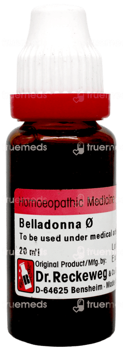 Dr Reckeweg Belladonna Q Mother Tincture 20ml