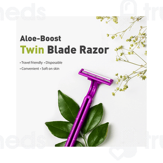 Sirona Disposable Aloe Boost Twin Blade Razor 1