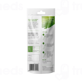 Sirona Disposable Aloe Boost Twin Blade Razor 1