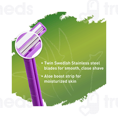 Sirona Disposable Aloe Boost Twin Blade Razor 1